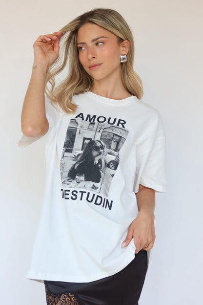 טישירט אוברסייז Amour