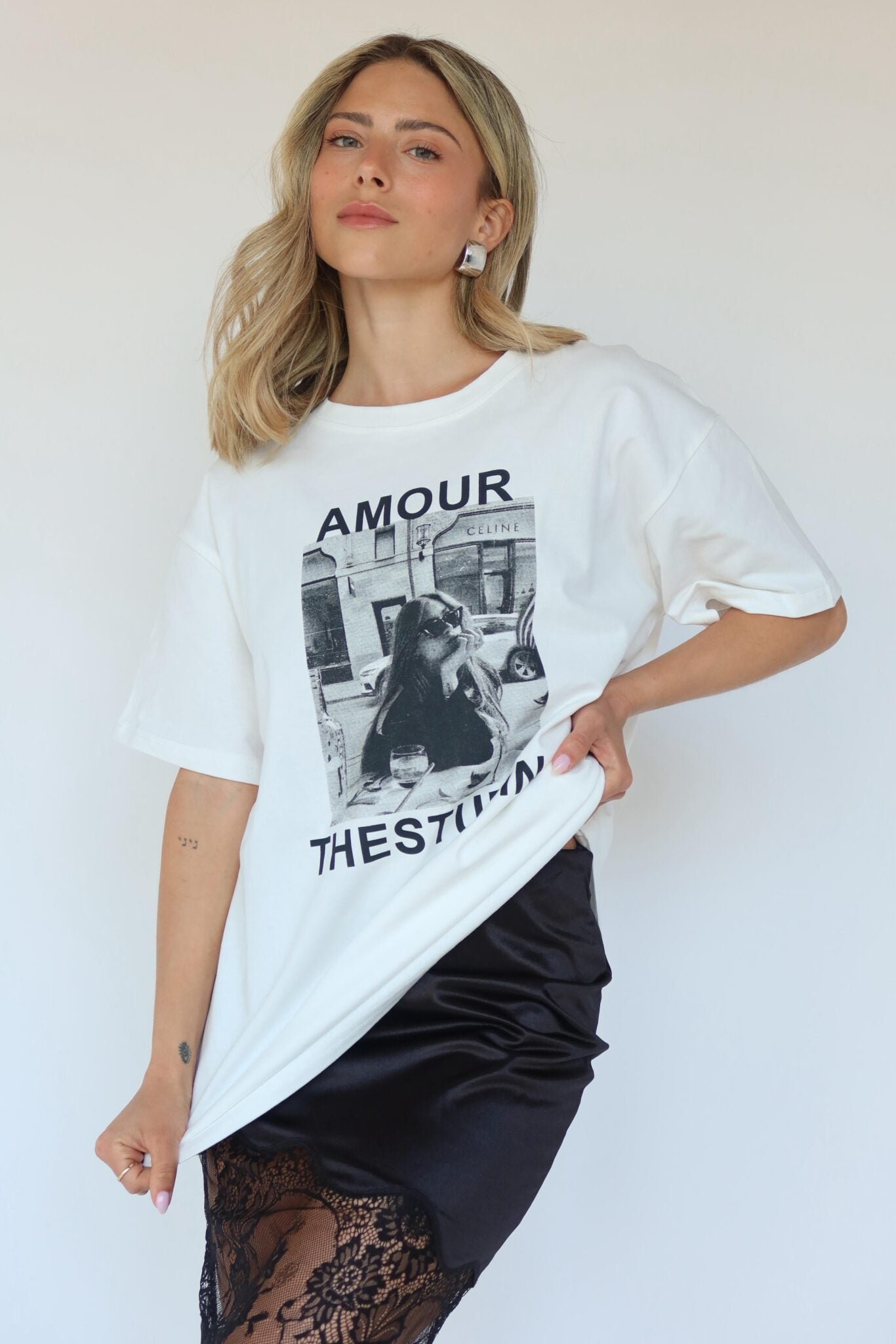 טישירט אוברסייז Amour