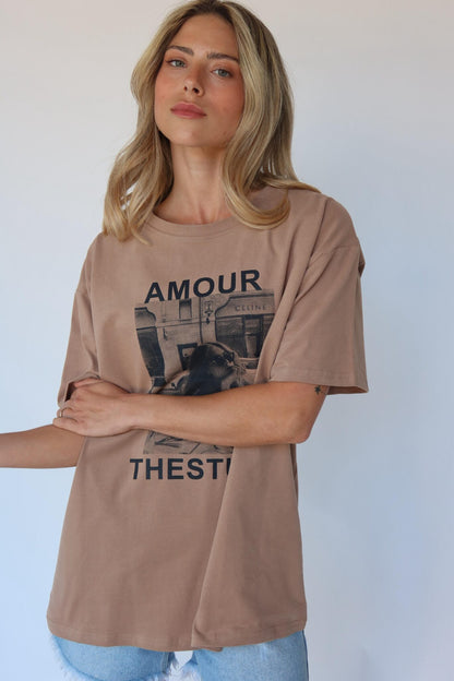 טישירט אוברסייז Amour